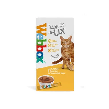 Webbox Lick-e-Lix Cheese & Taurine Cat Treats 5 Sachets