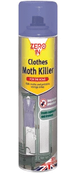 Zero In - Clothes Moth Aerosol Killer - 300ml